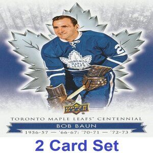 Bob Baun Hockey Card Collection